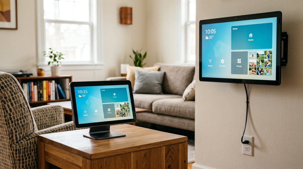 Battery vs Plugged-In Smart Display Comparison cover