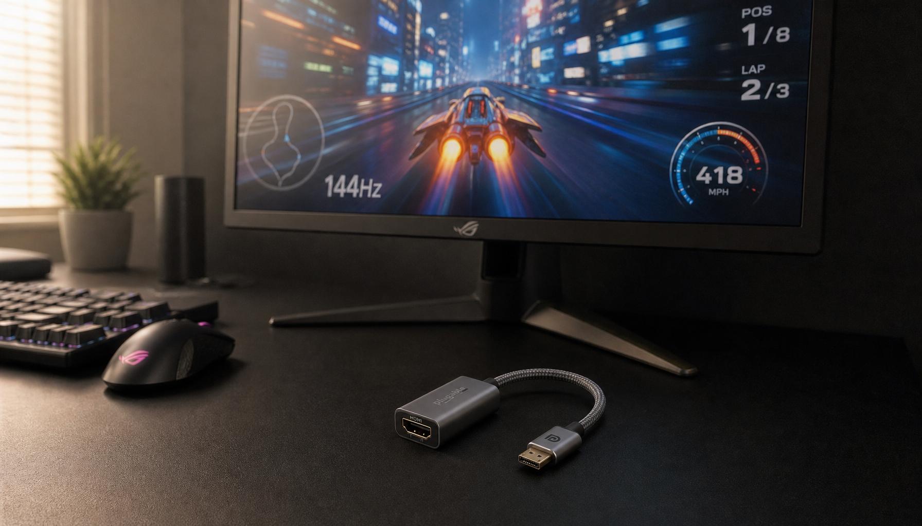 Confirm the monitor’s resolution and bandwidth