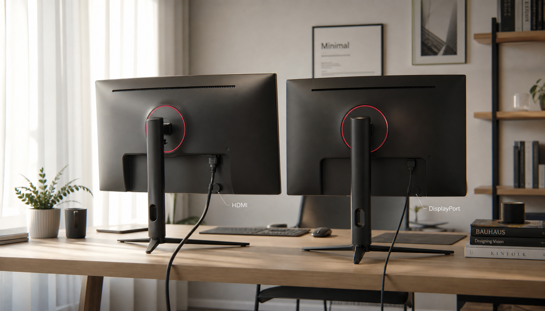 How a two-monitor streaming setup works