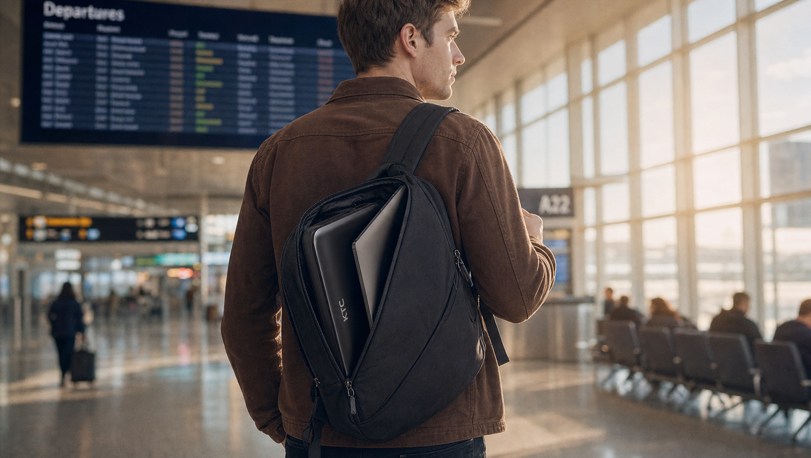 backpack traveler information users Farmer&Donkey Travel for Women Men, Waterproof Airlines Approved Carry On Backpack 15.6 Inch Laptop Backpack with USB Charging Port for Computer Bookbag for Business, School, Work(Beige) : Electronics efficient ultralight backpack Taygeer Frontier Airlines Personal Item