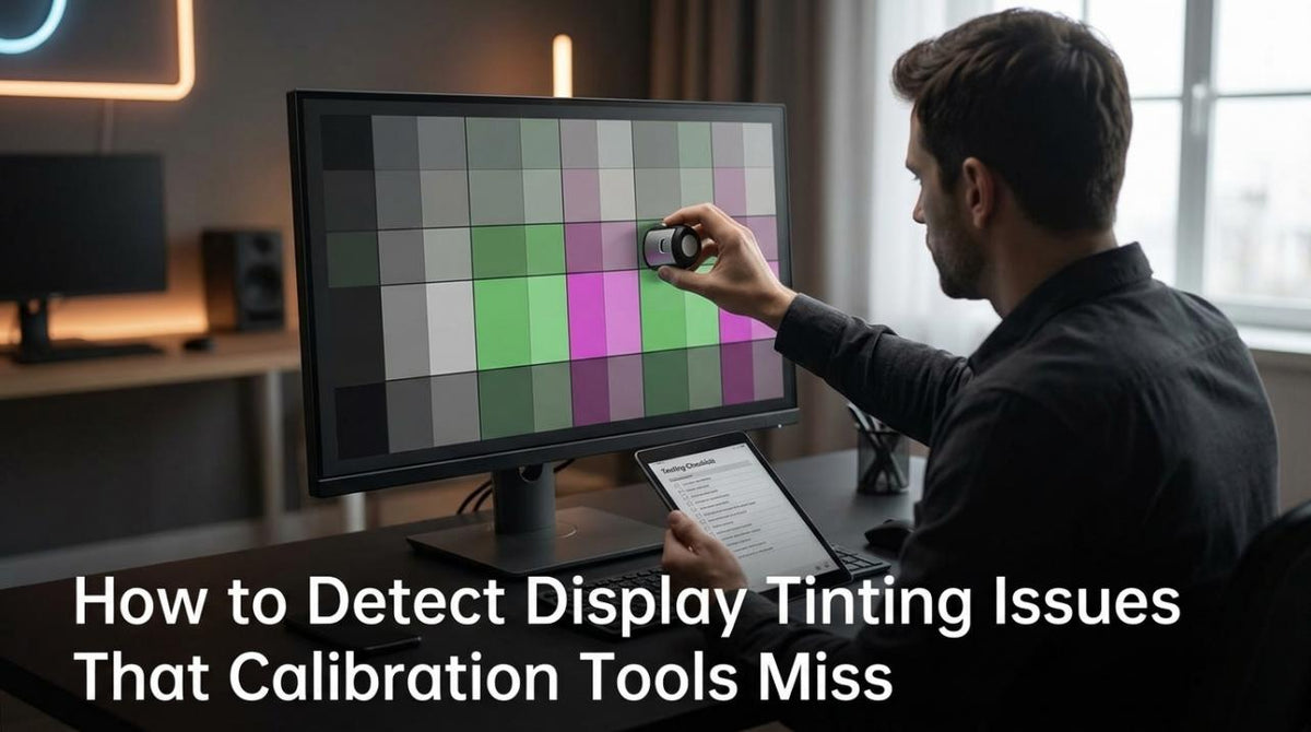 How to Detect Display Tinting Issues That Calibration Tools Miss