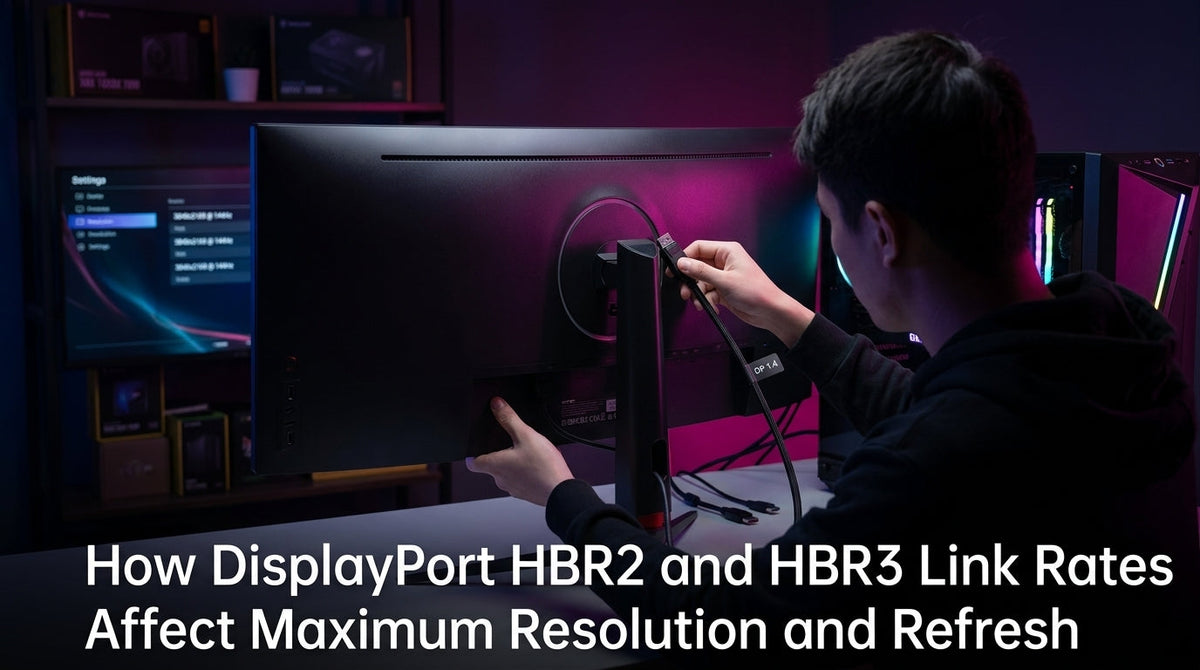 How DisplayPort HBR2 and HBR3 Link Rates Affect Maximum Resolution and Refresh