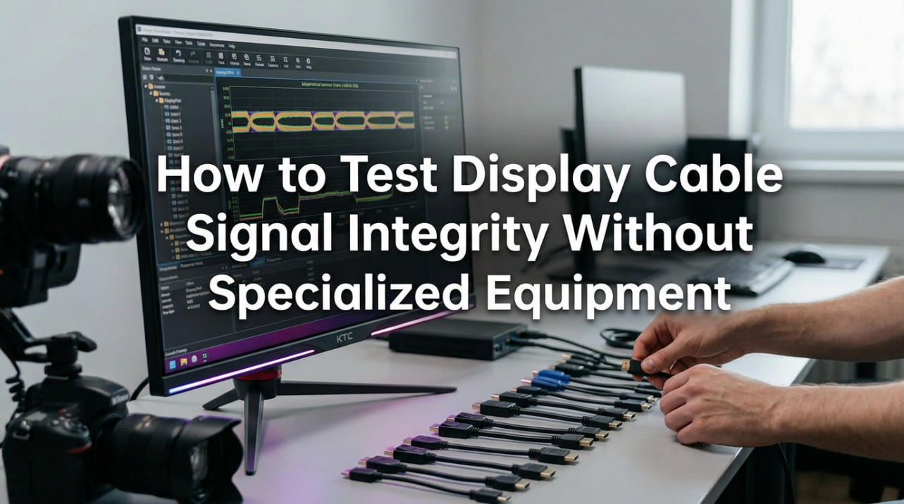 How to Test Display Cable Signal Integrity Without Specialized Equipment