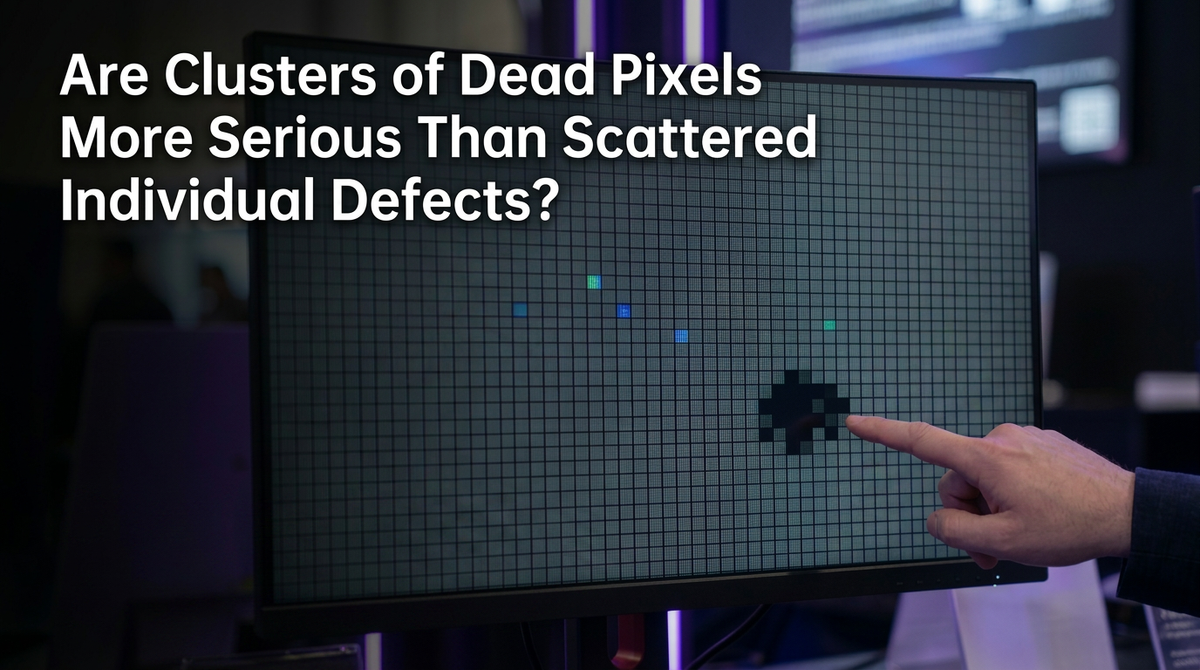 Are Clusters of Dead Pixels More Serious Than Scattered Individual Defects?