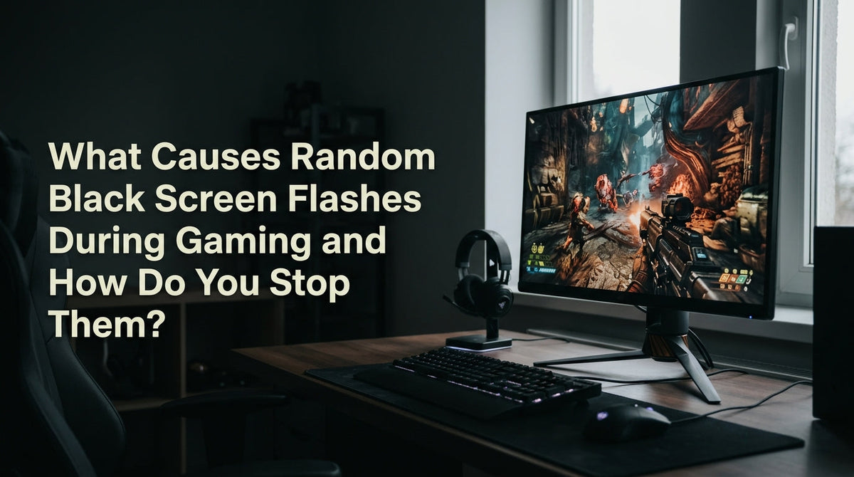 What Causes Random Black Screen Flashes During Gaming and How Do You Stop Them?
