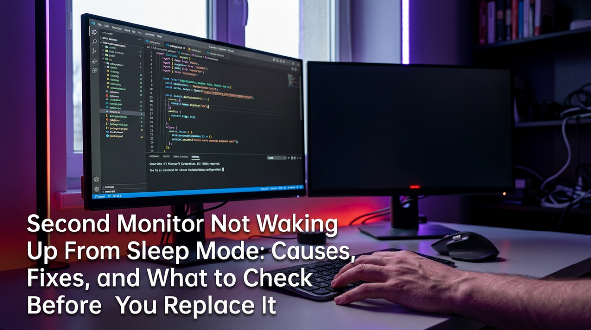 Second Monitor Not Waking Up From Sleep Mode: Causes, Fixes, and What to Check Before You Replace It