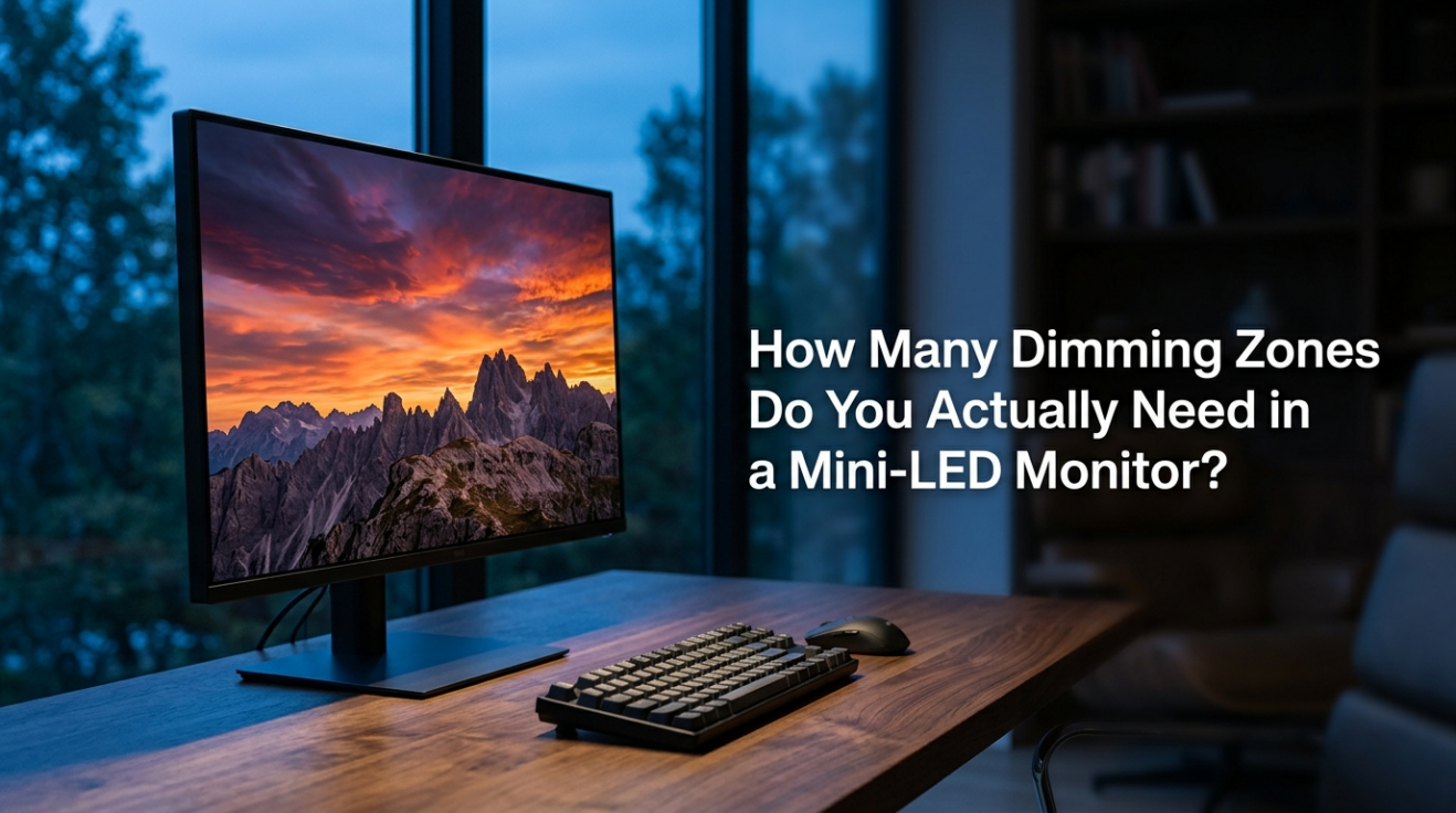 How Many Dimming Zones Do You Actually Need in a Mini-LED Monitor?