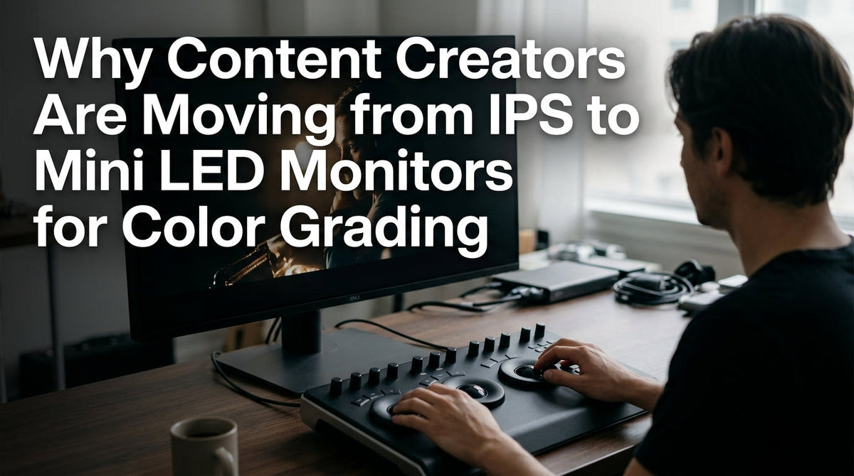 Why Content Creators Are Moving from IPS to Mini LED Monitors for Color Grading