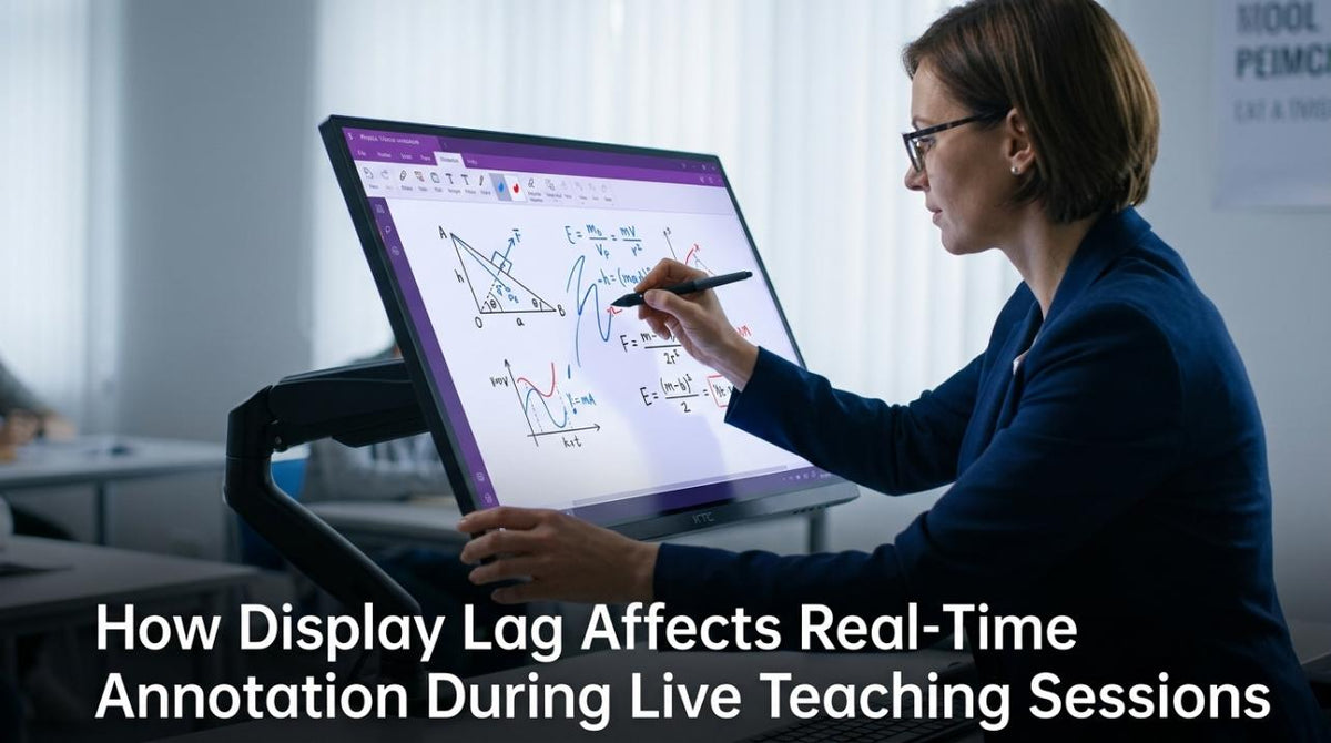 How Display Lag Affects Real-Time Annotation During Live Teaching Sessions