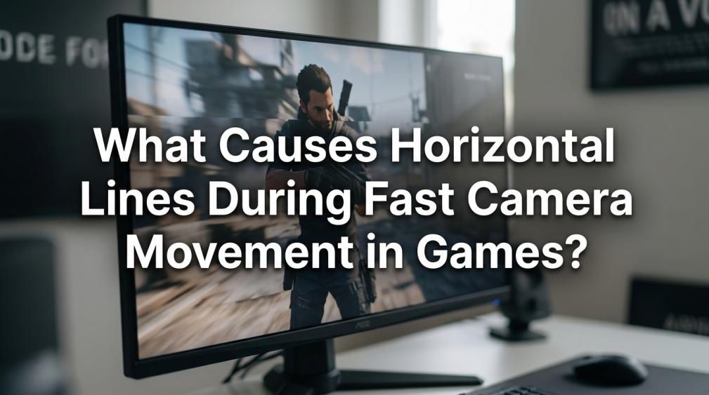 What Causes Horizontal Lines During Fast Camera Movement in Games?