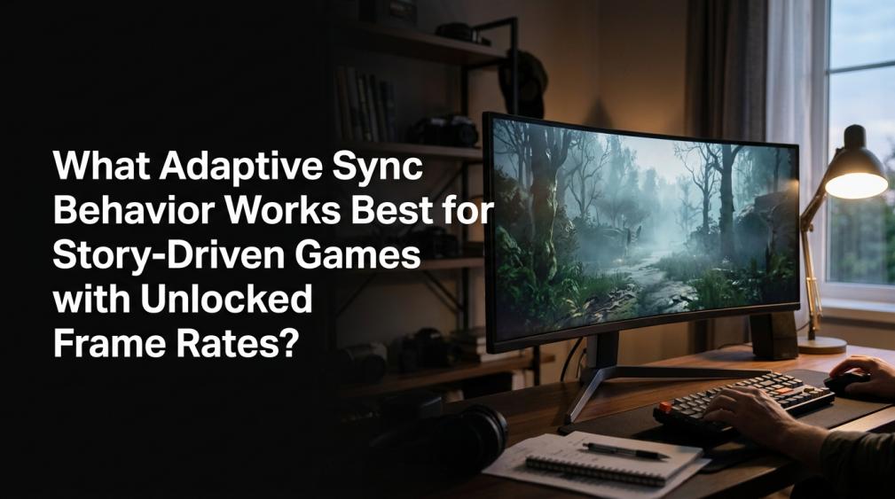 What Adaptive Sync Behavior Works Best for Story-Driven Games with Unlocked Frame Rates?