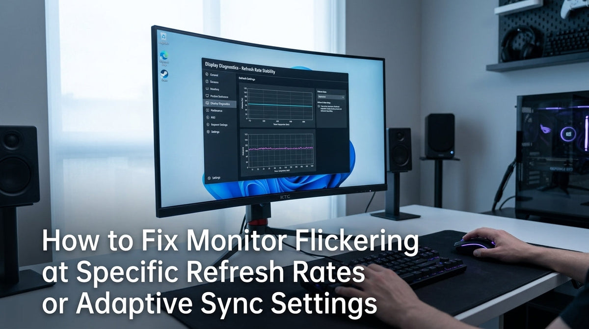 How to Fix Monitor Flickering at Specific Refresh Rates or Adaptive Sync Settings