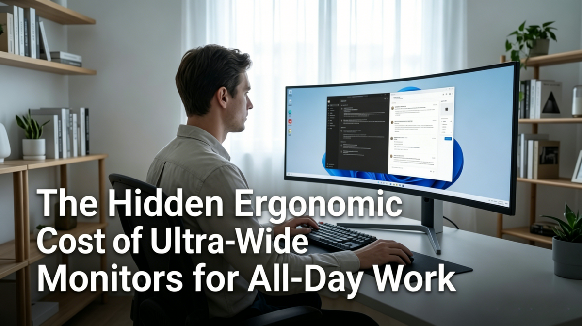 The Hidden Ergonomic Cost of Ultra-Wide Monitors for All-Day Work