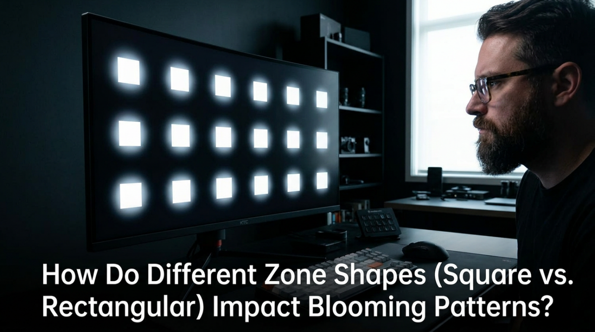 How Do Different Zone Shapes (Square vs. Rectangular) Impact Blooming Patterns?