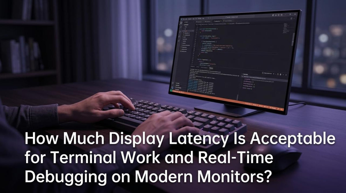 How Much Display Latency Is Acceptable for Terminal Work and Real-Time Debugging on Modern Monitors?