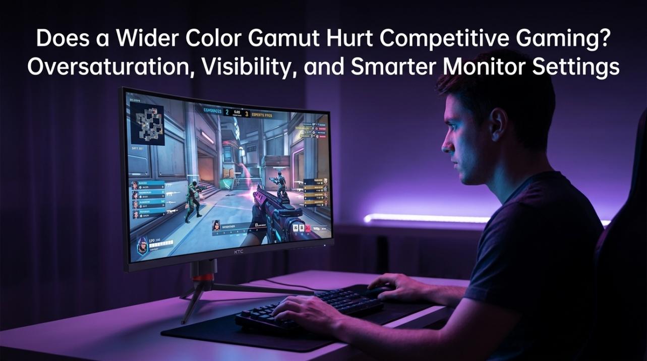 Does a Wider Color Gamut Hurt Competitive Gaming? Oversaturation, Visibility, and Smarter Monitor Settings