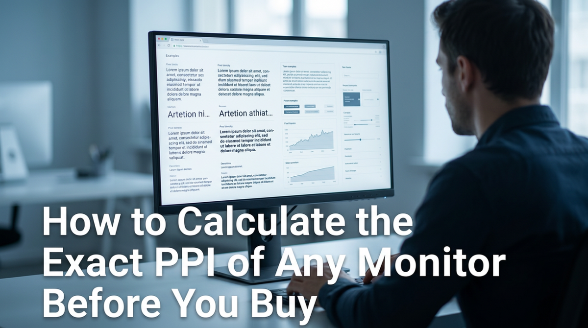 How to Calculate the Exact PPI of Any Monitor Before You Buy