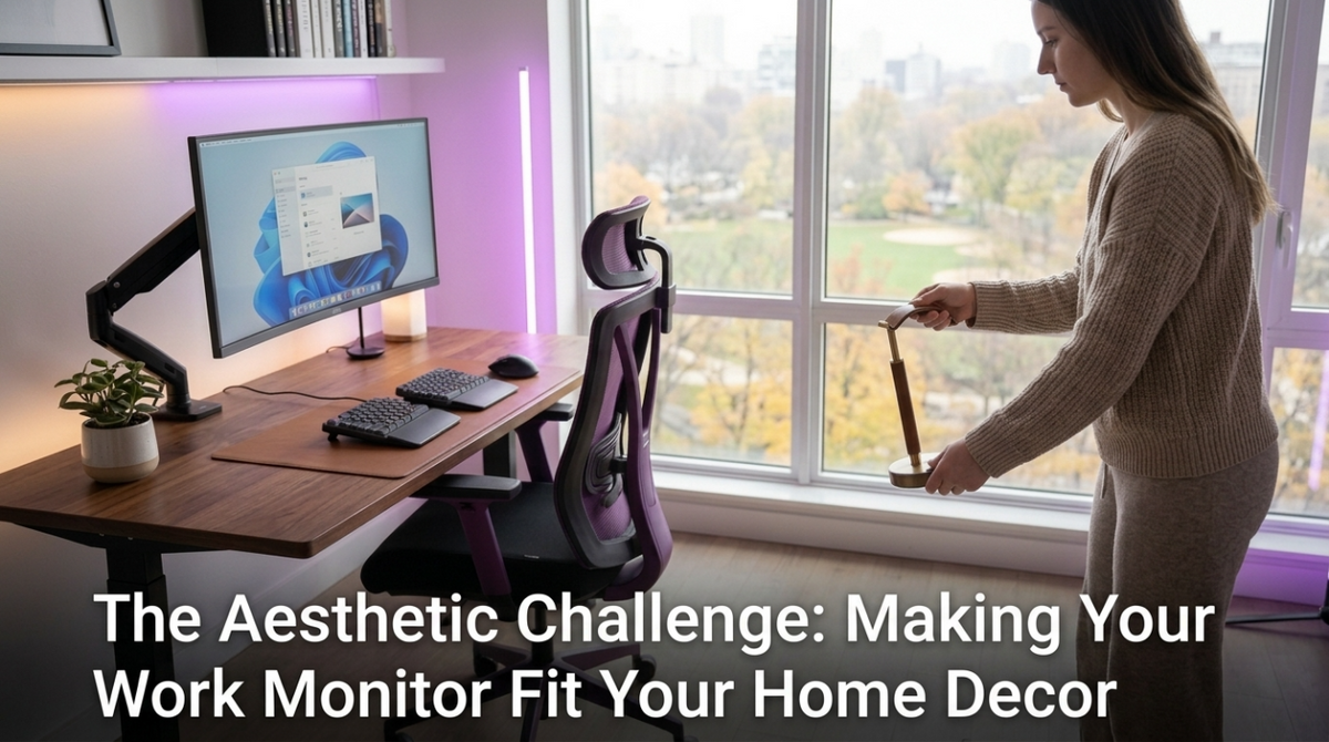 The Aesthetic Challenge: Making Your Work Monitor Fit Your Home Decor