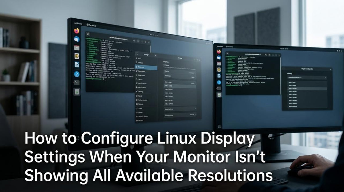 Fix Linux Display Settings & Missing Resolutions
