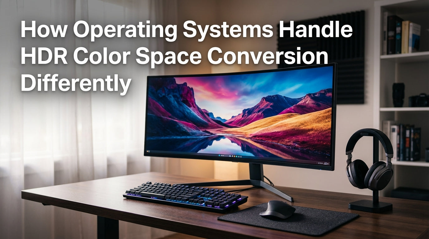 How Operating Systems Handle HDR Color Space Conversion Differently