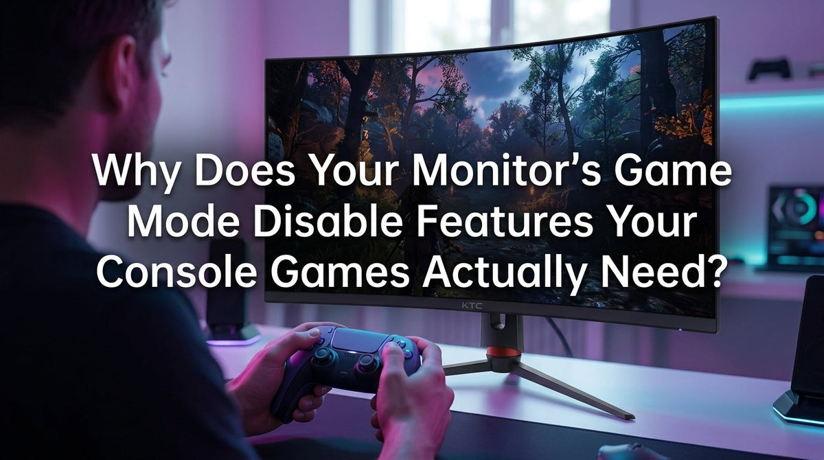 Why Does Your Monitor’s Game Mode Disable Features Your Console Games Actually Need?