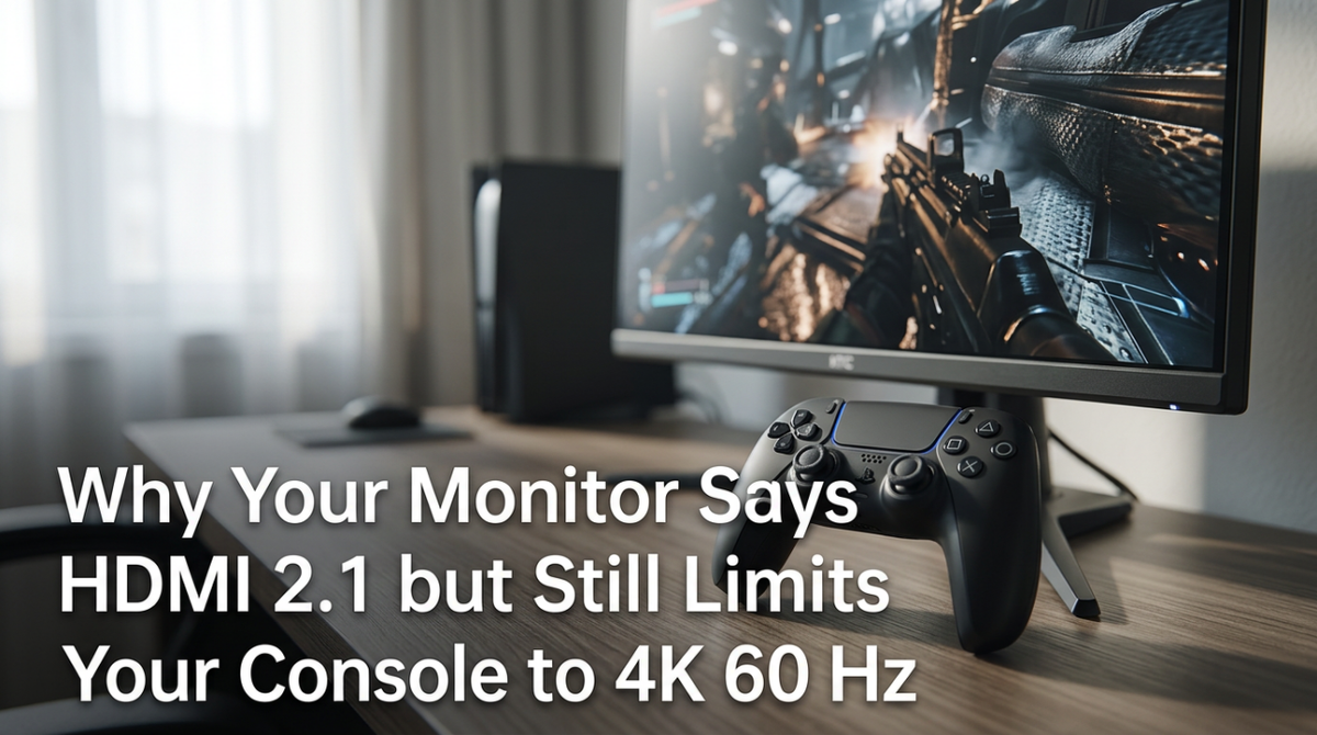 Why Your Monitor Says HDMI 2.1 but Still Limits Your Console to 4K 60 Hz