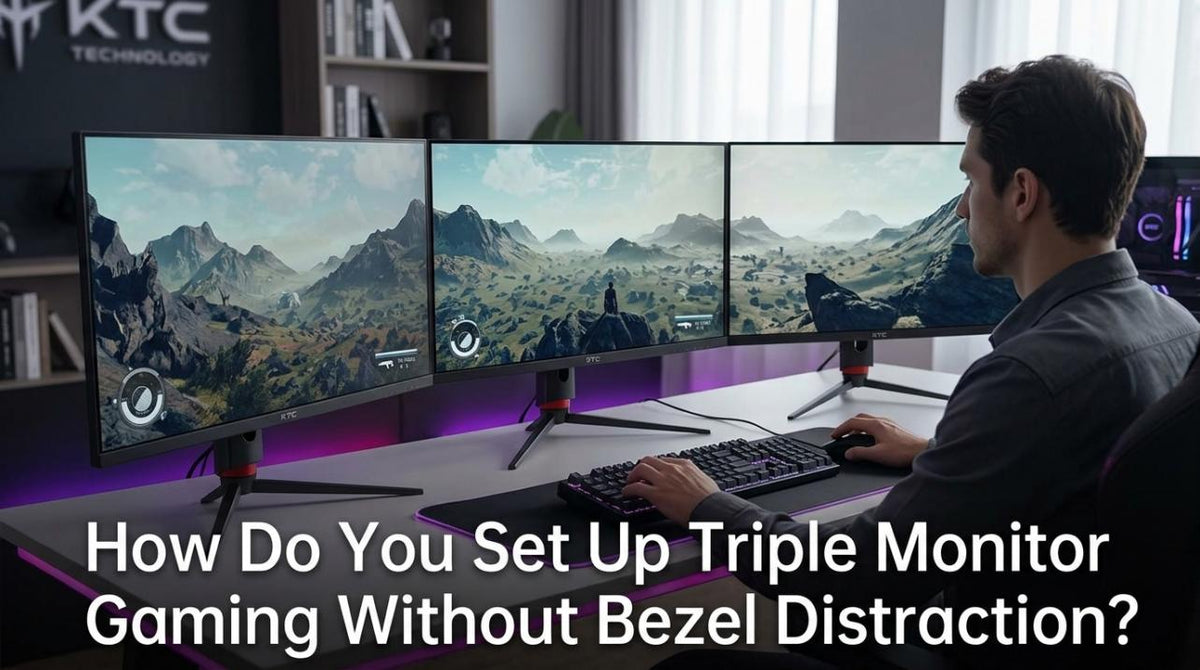 How Do You Set Up Triple Monitor Gaming Without Bezel Distraction?