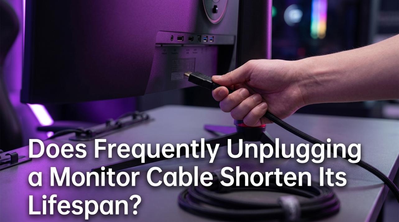 Does Frequently Unplugging a Monitor Cable Shorten Its Lifespan?