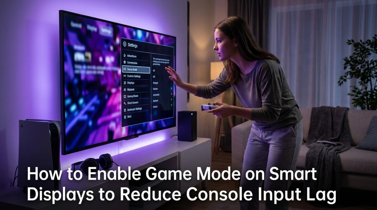 How to Enable Game Mode on Smart Displays to Reduce Console Input Lag
