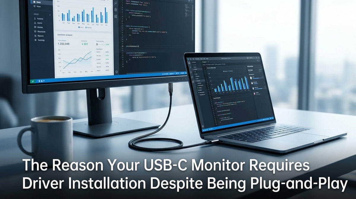 The Reason Your USB-C Monitor Requires Driver Installation Despite Being Plug-and-Play