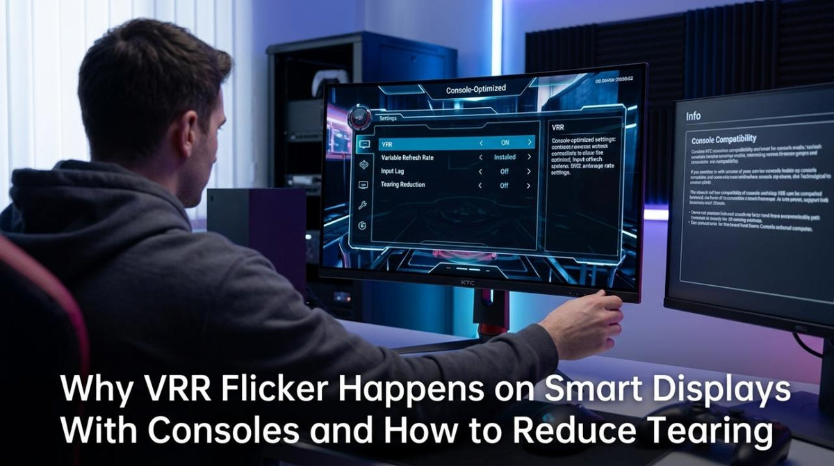 Why VRR Flicker Happens on Smart Displays With Consoles and How to Reduce Tearing