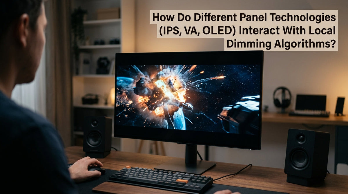 How Do Different Panel Technologies (IPS, VA, OLED) Interact With Local Dimming Algorithms?