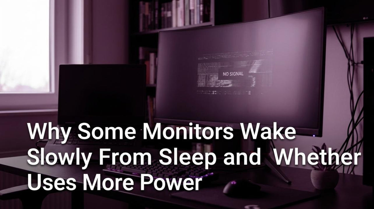 Why Some Monitors Wake Slowly From Sleep and Whether It Uses More Power