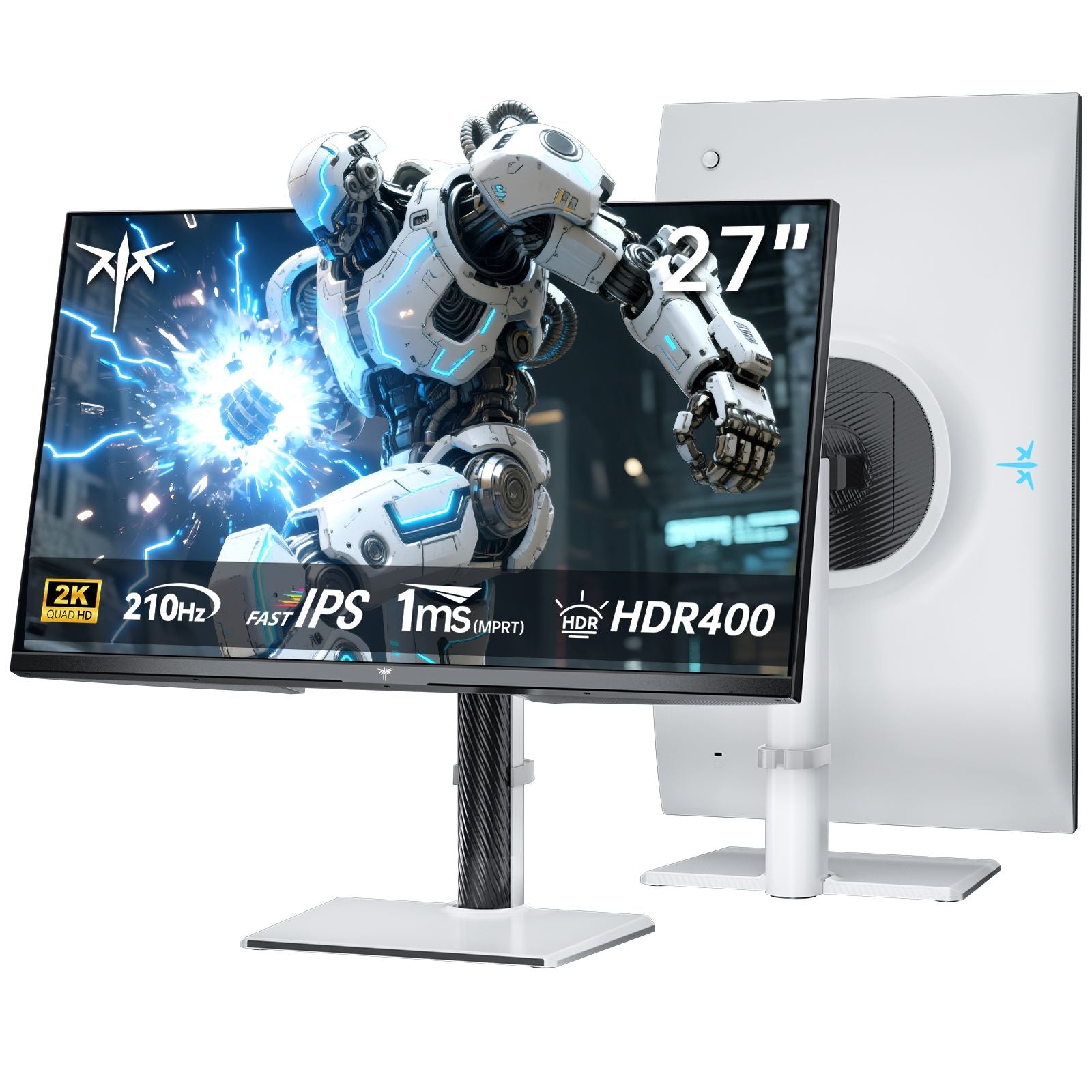 KTC 27" 2K 200Hz HDR400 Gaming Monitor with Speakers | H27T6