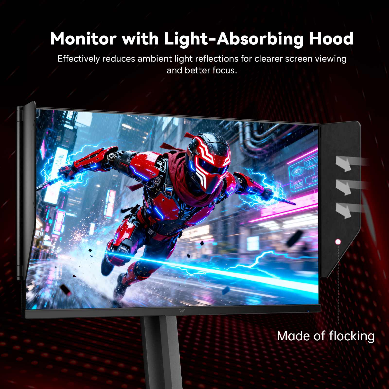 KTC 24.1" FHD 400Hz wtih Shielding Hood Gaming monitor丨25M1