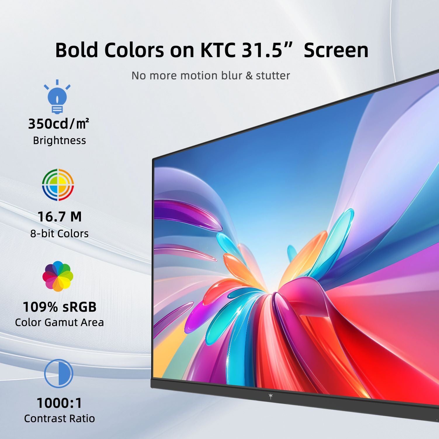 KTC 32" 2K IPS 100Hz/120Hz Home&Office Monitor | H32D6