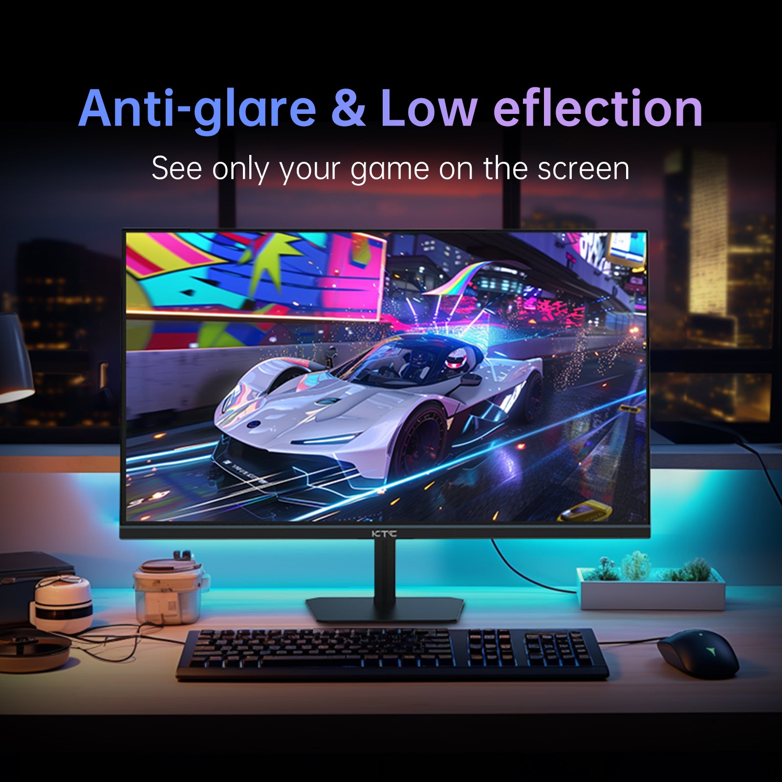 KTC 24.5" FHD 180Hz 1ms Wall Mount Gaming Monitor | H25T7
