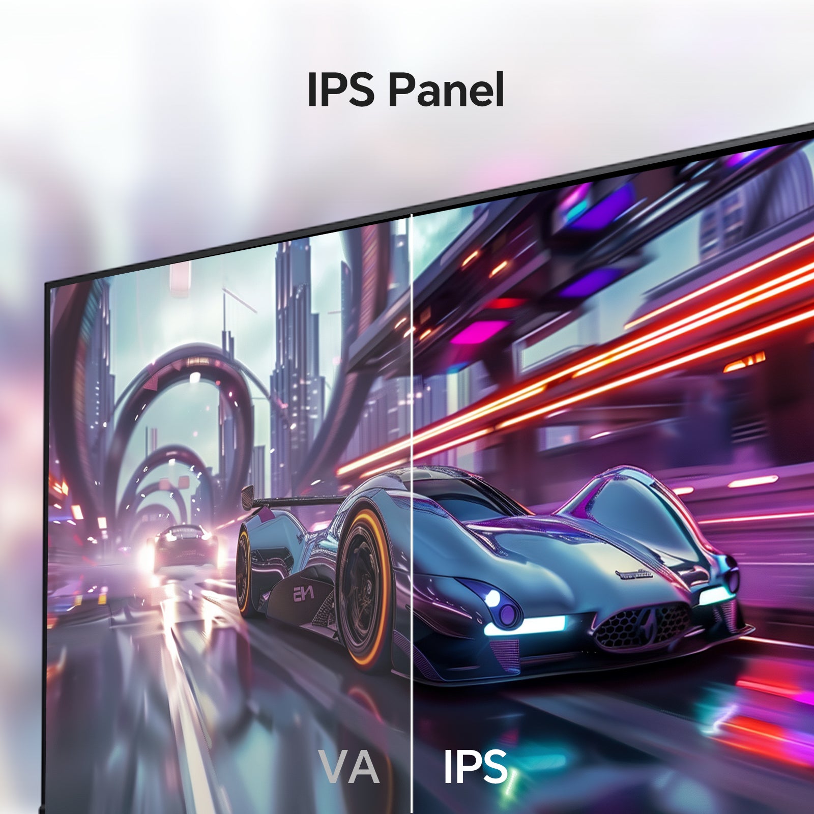 KTC monitor IPS panel comparison: showing vivid color and smooth motion for gaming