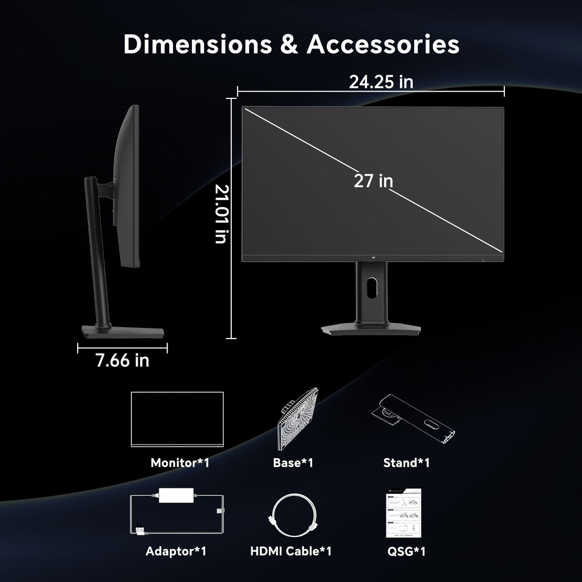 KTC 27" FHD 240Hz Fast IPS Gaming Monitor | H27F7