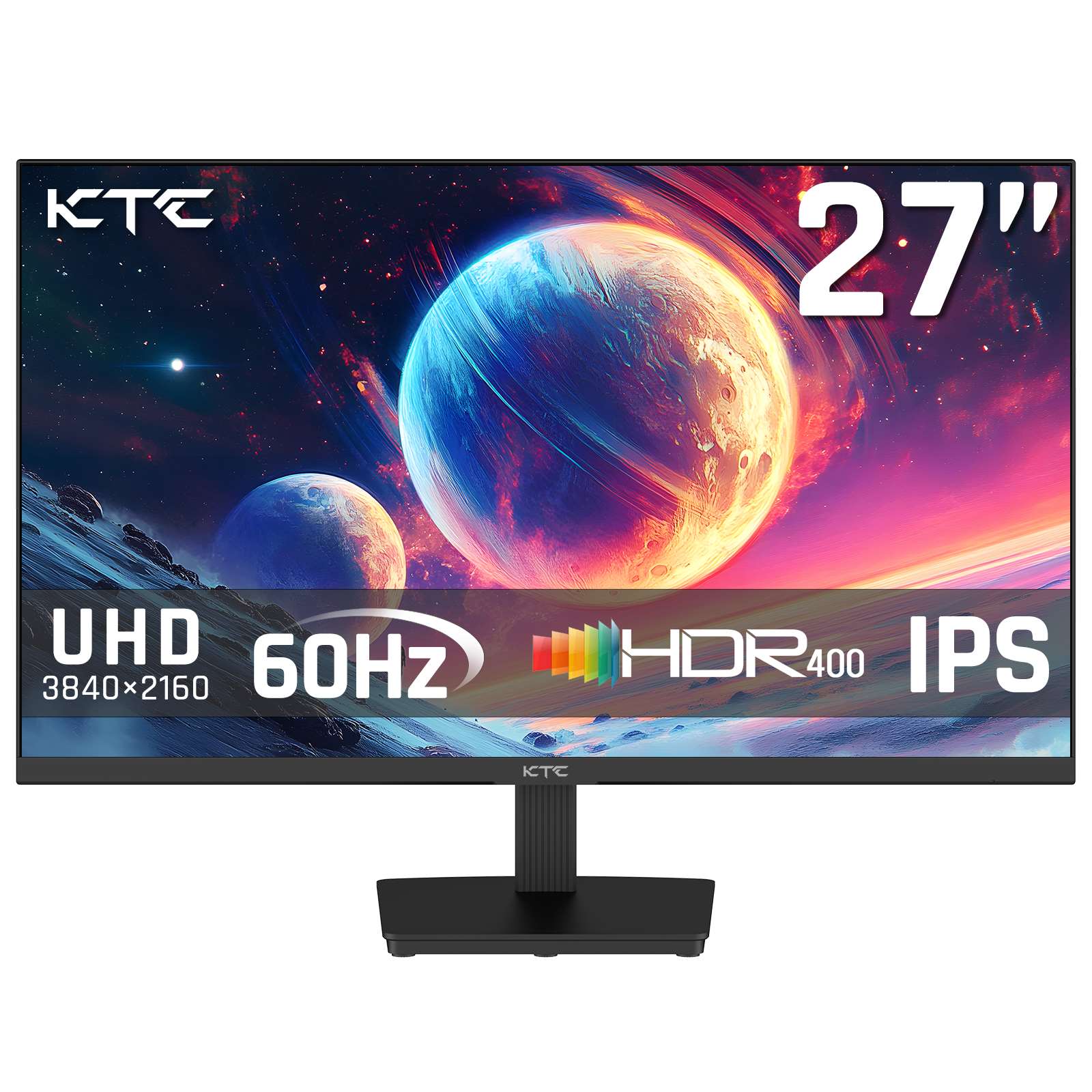 KTC 27" 4K UHD IPS Monitor with HDR400 and 60Hz Support