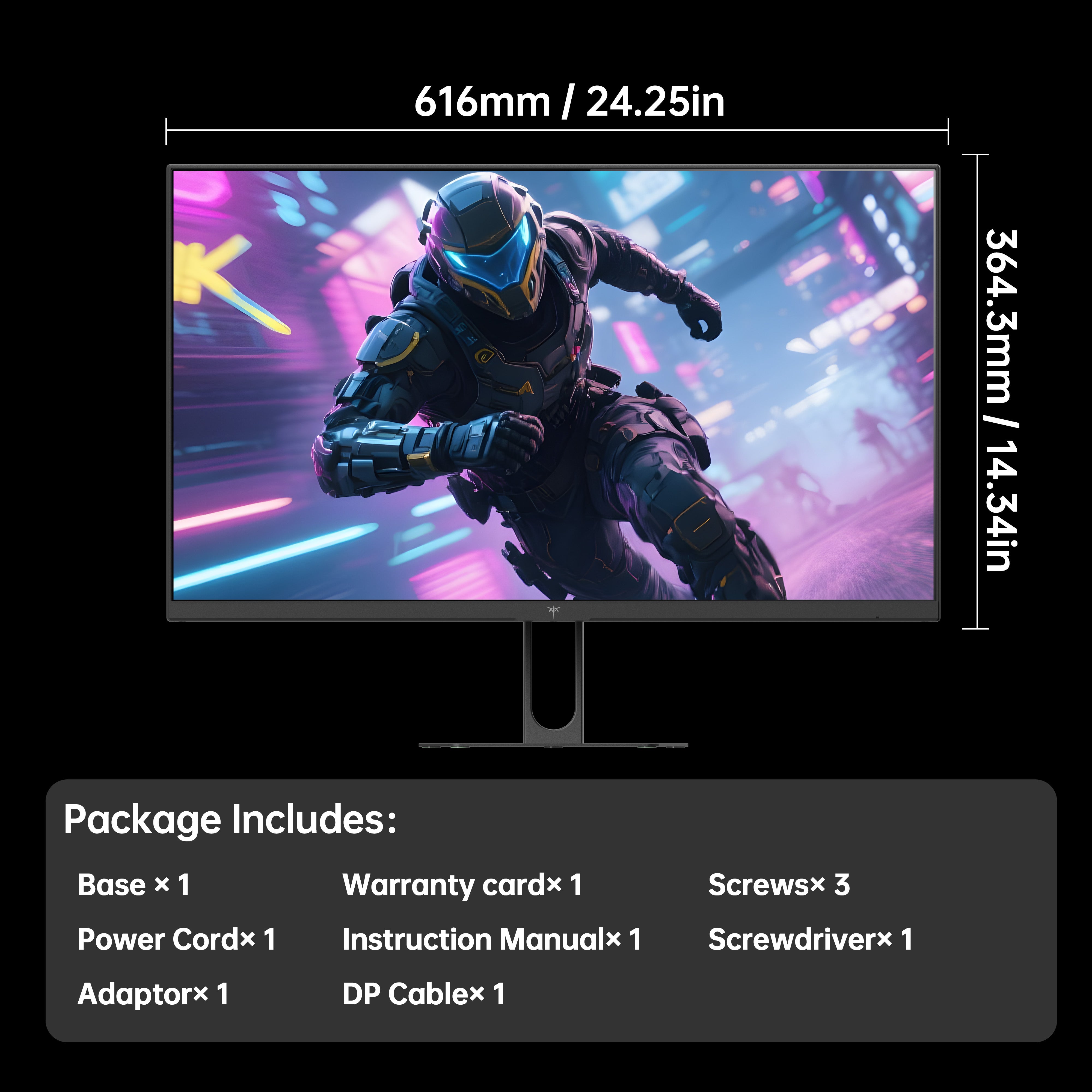 KTC 27" 210Hz Gaming Monitor with 2K&HDR400 for Esports Player