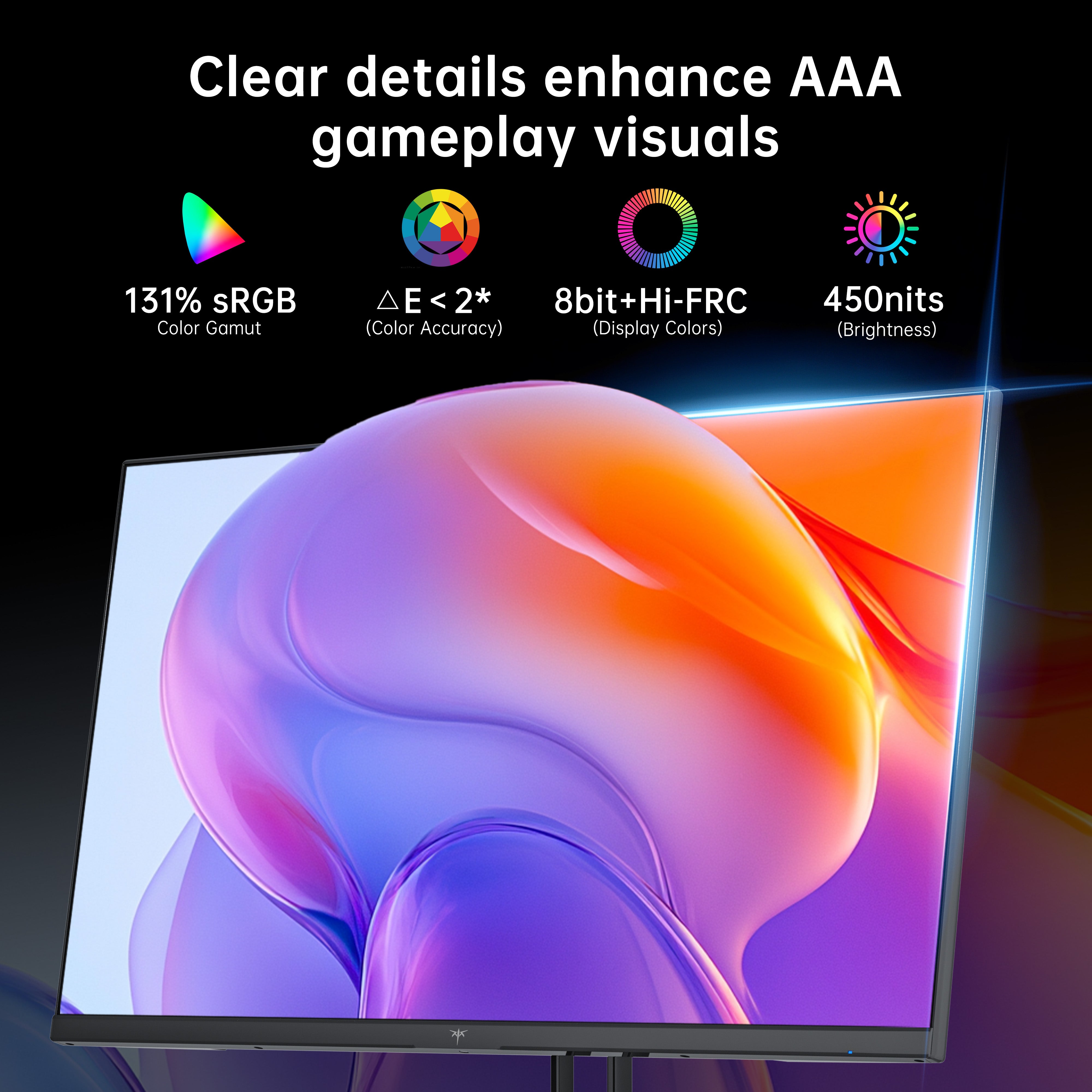 KTC 27" 210Hz Gaming Monitor with 2K&HDR400 for Esports Player