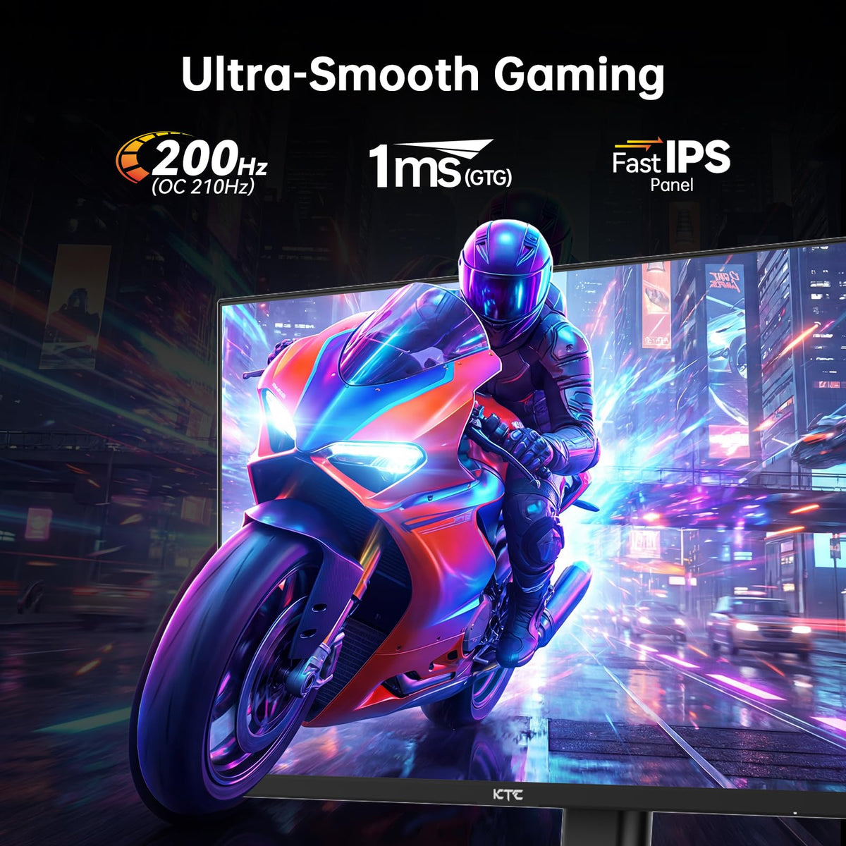 KTC 27" QHD 180Hz Fast IPS Gaming Monitor | H27T7P