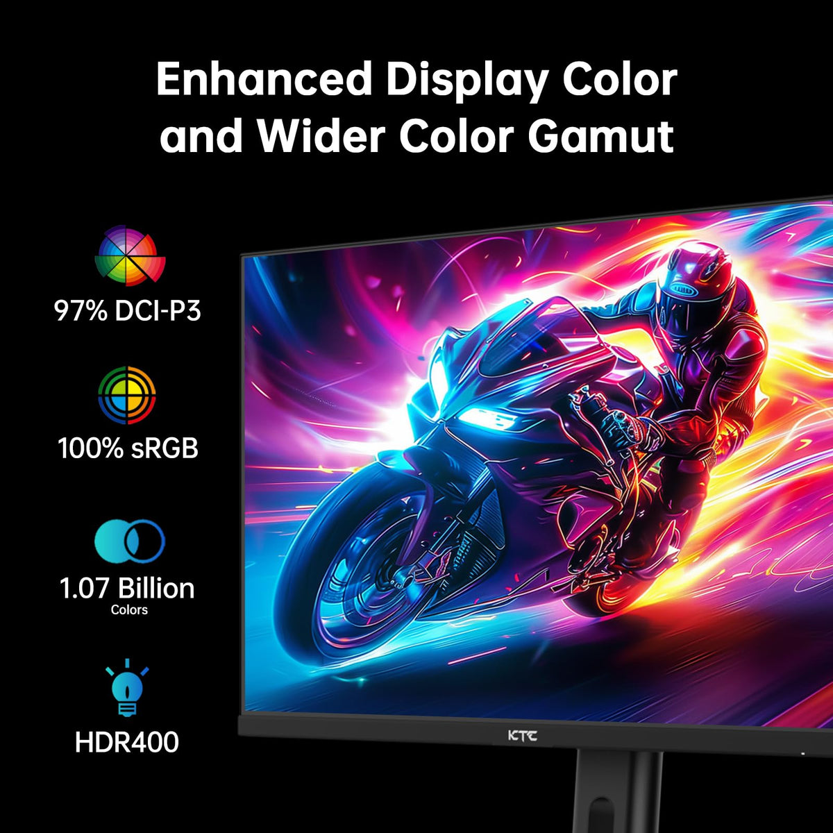 KTC 27" QHD 180Hz Fast IPS Gaming Monitor | H27T7P