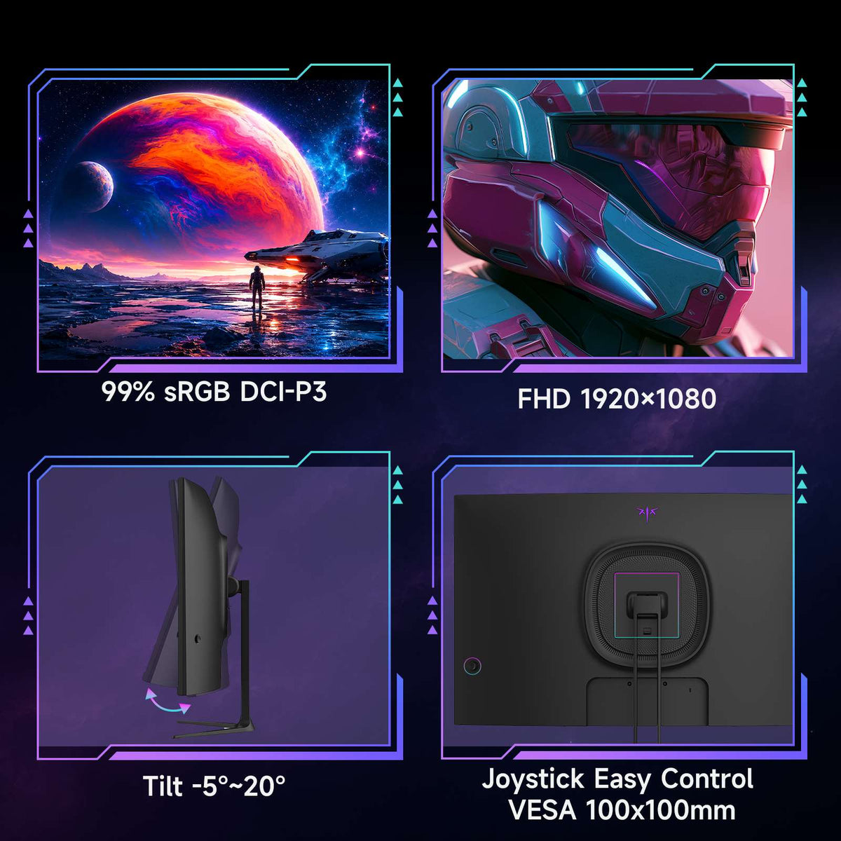 KTC 32" FHD 240Hz 1500R Curved Gaming Monitor | H32C5
