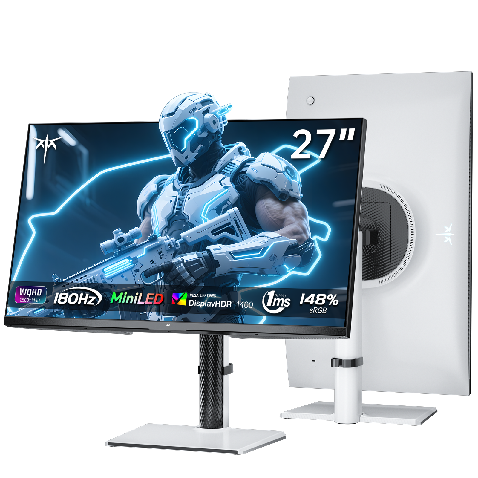 i*e様 未使用近いKTC27インチMini LEDモニター2k180HzHDR 27