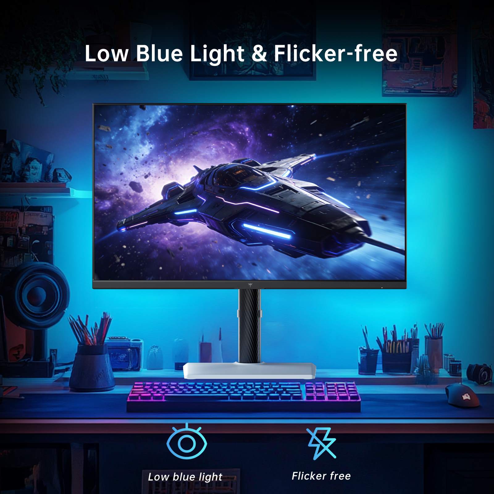 KTC Mini LED 27" 4K 75Hz/144Hz HDR1000 Gaming Monitor | M27U6