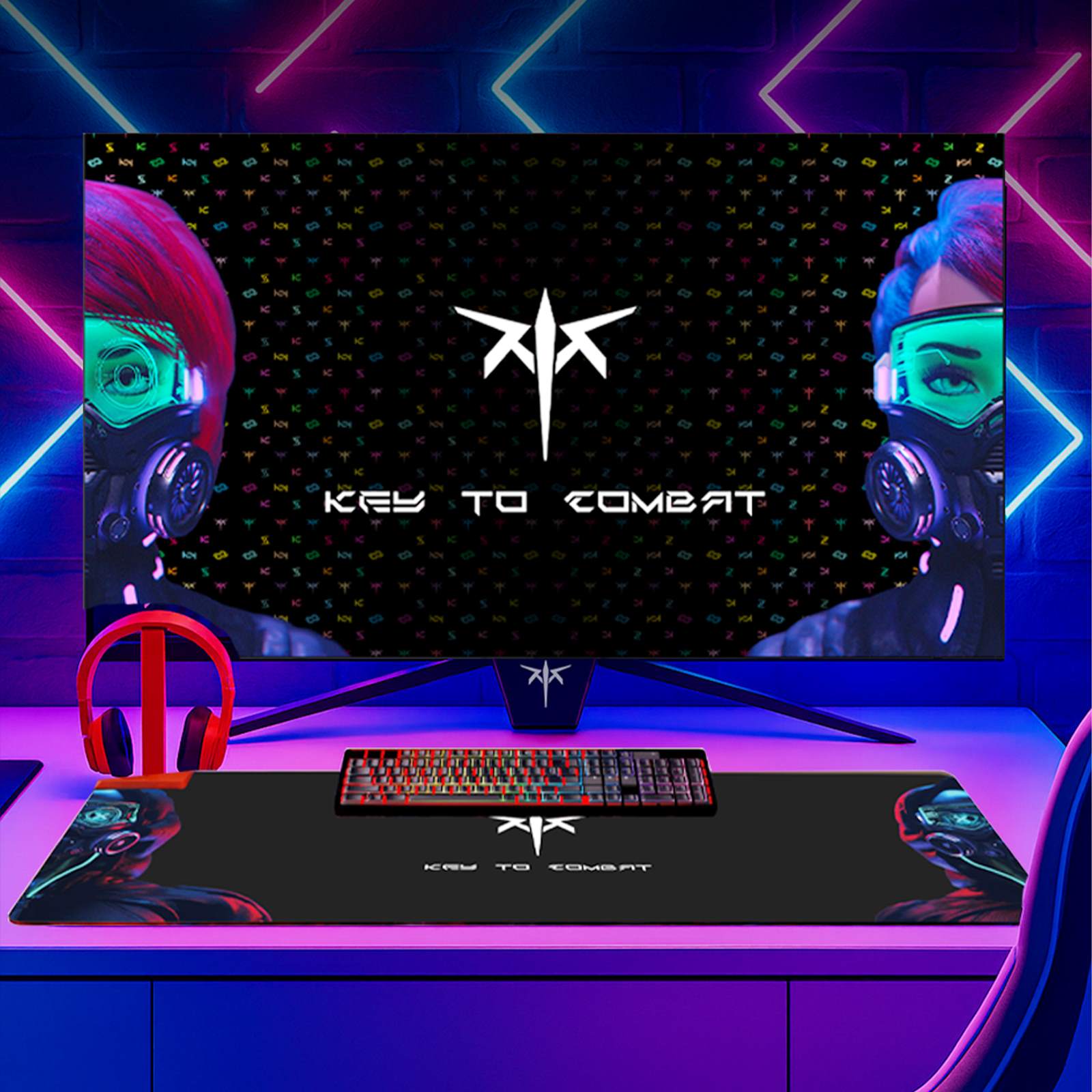 KTC Gaming MousePad with Anti-Slip, Smooth for Pro Gamers