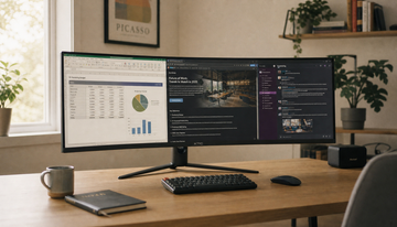 32:9 Ultrawide vs Dual 16:9 Monitors: How Super Ultrawide Displays Change Multitasking Efficiency