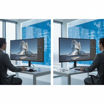 Unveiling the Curve Distortion: Pros and Cons of Curved Screens for Architecture and Video Editing